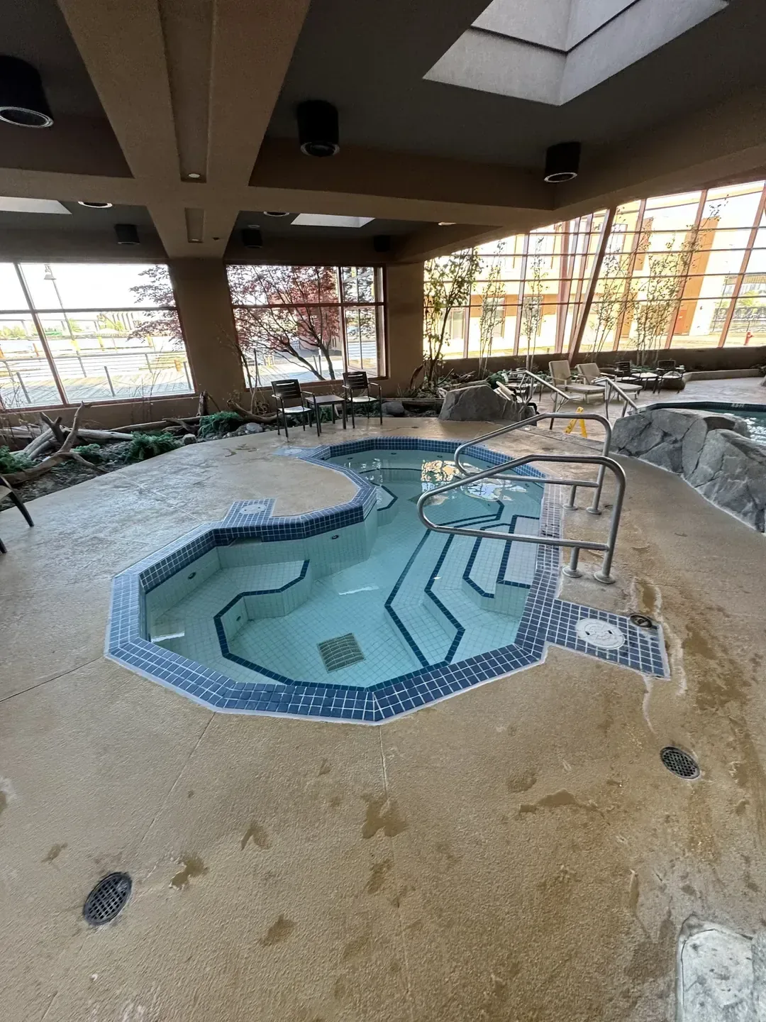 River Rock Casino Resort, Richmond — the indoor pool and water area